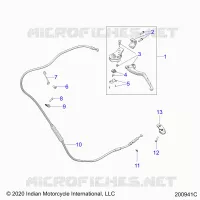 CONTROLS, LEVA FRIZIONE AND CABLE