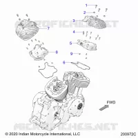 MOTORE, ROCKER COVERS