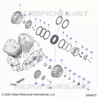 TRASMISSIONE, CLUTCH AND PRIMARY DRIVE