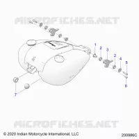 SISTEMA DI ALIMENTAZIONE CARBURANTE, FUEL TANK MOUNTING
