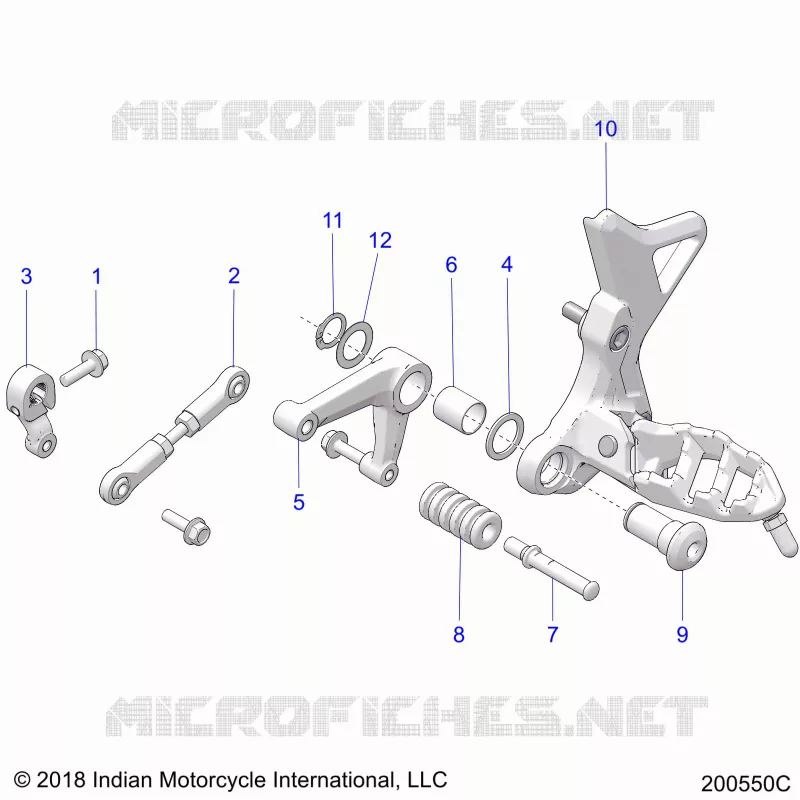 DRIVETRAIN, SPOSTAMENTO PEDAL AND LINKAGE