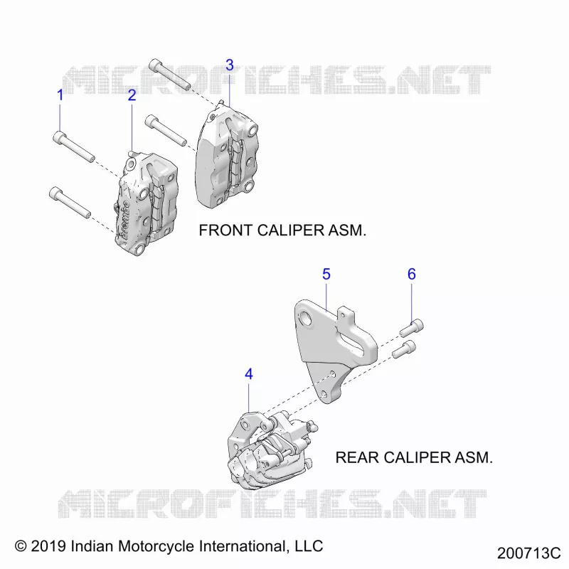 BRAKES, PINZA FRENO ANTERIORE AND REAR