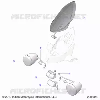 ELETTRICO, TURN SIGNAL, REAR AND TAILLIGHT