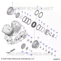 TRASMISSIONE, CLUTCH AND PRIMARY DRIVE