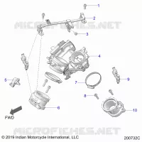 SISTEMA DI ALIMENTAZIONE CARBURANTE, FUEL RAIL/THROTTLE BODY