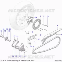 TRASMISSIONE, SPROCKETS, GUARDS AND CHAIN