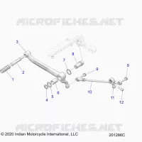 TRASMISSIONE, SHIFT PEDAL AND LINKAGE