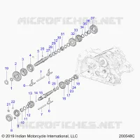 TRASMISSIONE, INPUT AND OUTPUT SHAFTS