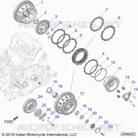 TRASMISSIONE, CLUTCH AND PRIMARY DRIVE