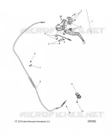 CONTROLS, LEVA FRIZIONE AND CABLE