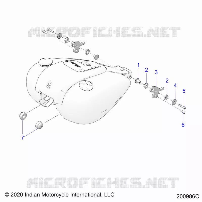 SISTEMA DI ALIMENTAZIONE CARBURANTE, FUEL TANK MOUNTING