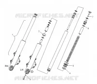 FRONT SUSPENSION FORKS - N131C/D/V ALL OPTIONS (INDIANFORK12CC)