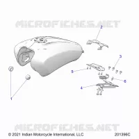 SISTEMA DI ALIMENTAZIONE CARBURANTE, FUEL TANK MOUNTING