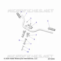 STEERING, MANUBRIO MONTAGGIO AND GRIPS