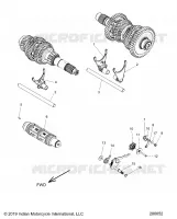 DRIVE TRAIN, FORCHE SHIFT AND DRUM
