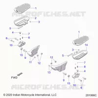 CHASSIS, FLOORBOARD, PASSENGER