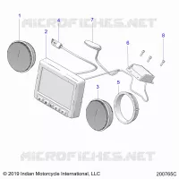 ELETTRICO, INSTRUMENT CLUSTER