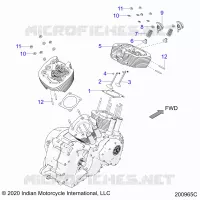 ENGINE, TESTA CILINDRO ASM.