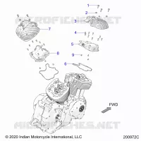 MOTORE, ROCKER COVERS