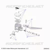 FRENO ANTERIORE, LEVER AND MASTER CYLINDER