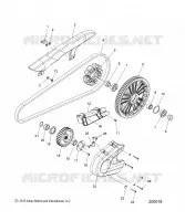 TRASMISSIONE, SPROCKETS, GUARDS AND BELT