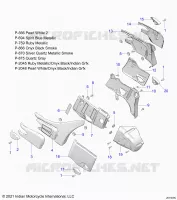 BODY, SIDE/REAR COVERS