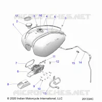 SISTEMA DI ALIMENTAZIONE CARBURANTE, FUEL TANK ASM.