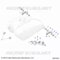 SISTEMA DI ALIMENTAZIONE CARBURANTE, FUEL TANK MOUNTING