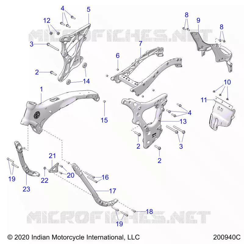 CHASSIS, TELAIO ASM.