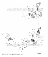 FRENO POSTERIORE ASM., W/ABS