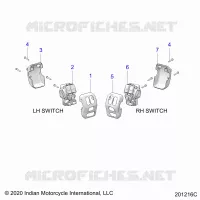 ELETTRICO, SWITCH CONTROLS, LH/RH