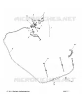 CONTROLS, LEVA FRIZIONE ASM. AND CABLE