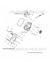 ENGINE RIGHT SIDE COVERS - N15TCAAA/TRAAA ALL OPTIONS (49INDIANENGCVR14)