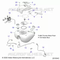 SISTEMA DI ALIMENTAZIONE CARBURANTE, FUEL TANK ASM.