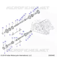 TRASMISSIONE, INPUT AND OUTPUT SHAFTS