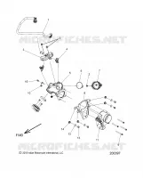 SISTEMA DI ALIMENTAZIONE CARBURANTE, FUEL CLAM SHELL/THROTTLE BODY