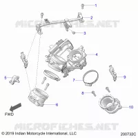 SISTEMA DI ALIMENTAZIONE CARBURANTE, FUEL RAIL/THROTTLE BODY