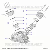 ENGINE, CYLINDER AND TESTA CILINDRO MNTG.