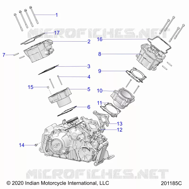 ENGINE, CYLINDER AND TESTA CILINDRO MNTG.