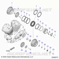 TRASMISSIONE, CLUTCH AND PRIMARY DRIVE