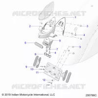 BODY, TAILLIGHT, LICENSE PLATE BRACKET