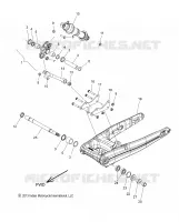 SOSPENSIONE POSTERIORE ASM., SWING ARM AND SHOCK