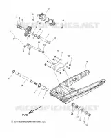 SOSPENSIONE POSTERIORE ASM., SWING ARM AND SHOCK