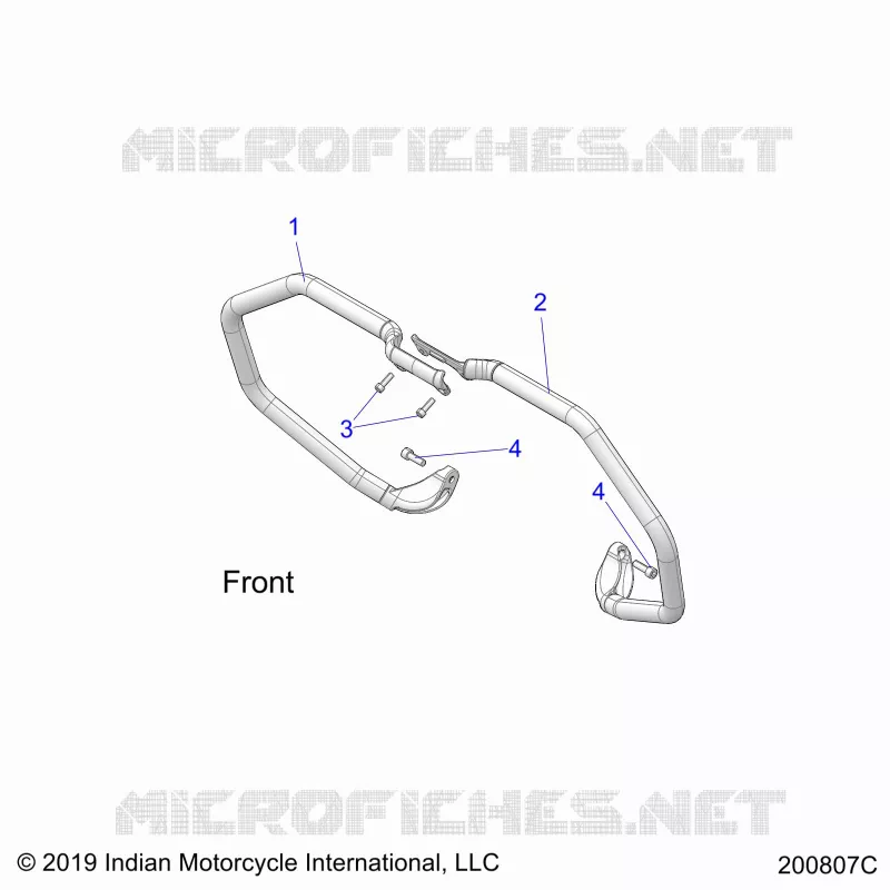 CHASSIS, HIGHWAY BAR/TIP OVER BAR