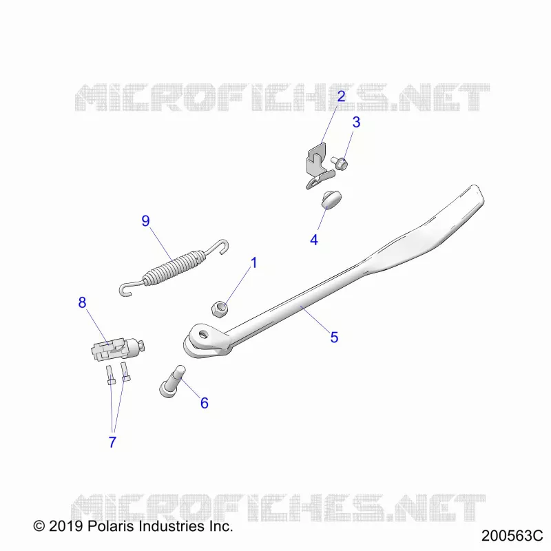 CHASSIS, SIDE STAND