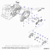 MOTORE, CAM SHAFTS AND GEARS