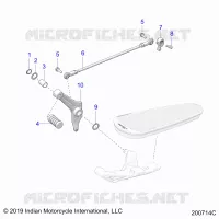 TRASMISSIONE, SHIFT PEDAL AND SHIFT LINKAGE