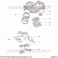 ENGINE, CORPO FARFALLATO AND FUEL RAIL