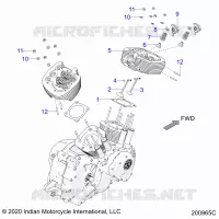 ENGINE, TESTA CILINDRO ASM.