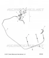 CONTROLLI, CLUTCH LEVER ASM. AND CABLE